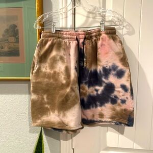 Public Record Men’s Tie Dyed Shorts size L